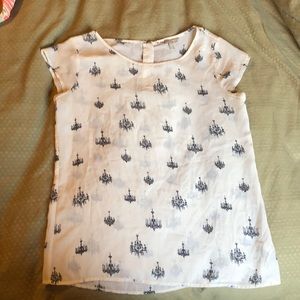 Banama Republic sheer blouse